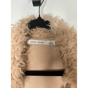 Bishop + Young Soft Pink Fluffy Jacket